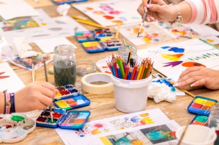 Visite famille - Exposition Laurent Le Deunff