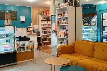 Book corner coffee shop
