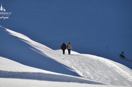 Snowshoeing itinerary : le domaine de l'Essert