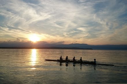 Introduction to rowing on Lake Geneva