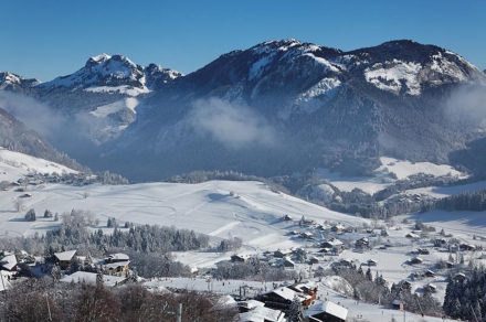 Les Mouilles snowshoe/nordic ski itinerary