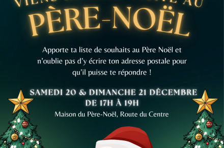 Viens rendre visite au Père Noël