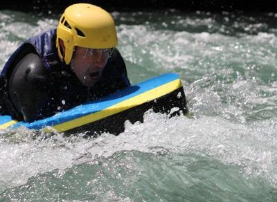 Hydrospeed sur la Dranse