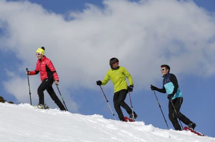 Snowshoeing itinerary: de la descente aux Esserts