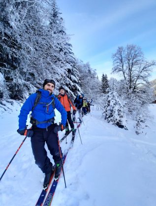initiation ski de rando